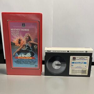 Rare Beta tape Cyclone Betamax Movie with Red Case